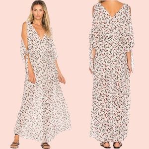 Tularosa Sumner Dress in Red Ditsy